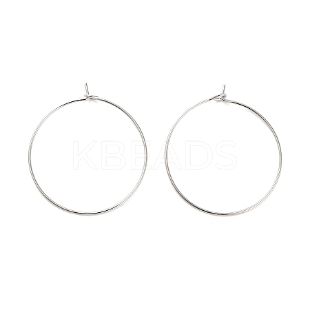 Brass Hoop Earring Findings LS-KK-R112-038D-1