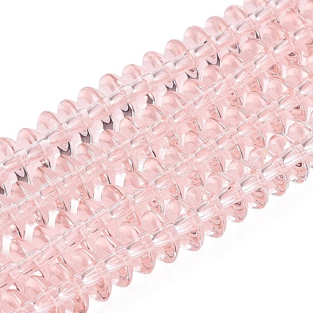 Transparent Glass Beads Strands GLAA-Q113-02A-A02-1
