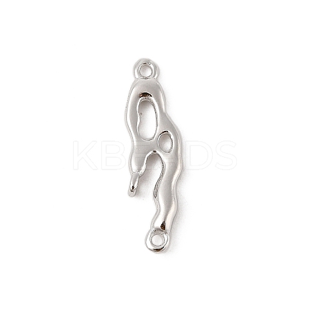 925 Sterling Silver Irregular Shaped Chandelier Component Links STER-D288-01P-1