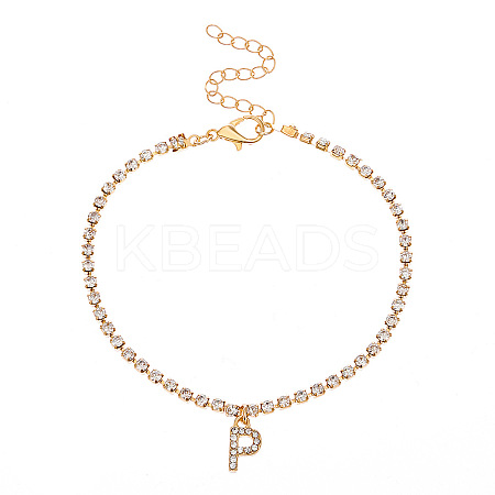 Fashionable and Creative Rhinestone Anklet Bracelets DA6716-16-1