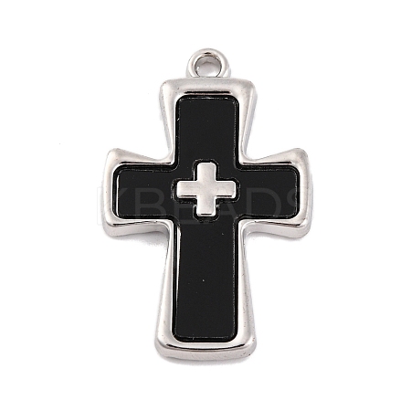 Alloy Acrylic Sheet Pendants FIND-U007-01P-1