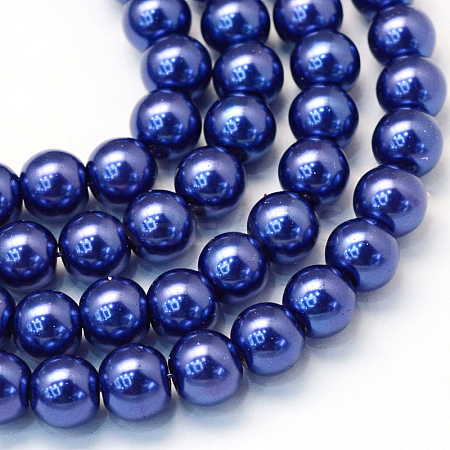 Baking Painted Glass Pearl Bead Strands HY-Q003-3mm-19-1