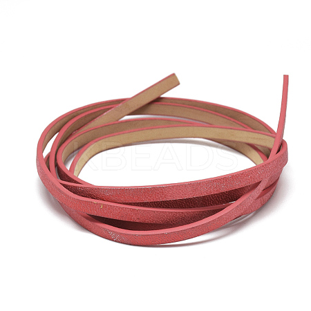 Matte Style Imitation Leather Cords X-LC-R010-18B-1