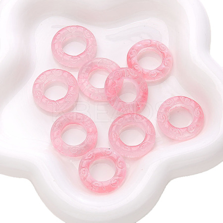 Handmade Lampwork Linking Rings PW-WG686EA-01-1
