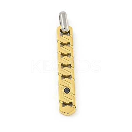 Ion Plating(IP) 304 Stainless Steel Pendants STAS-F307-04G-1