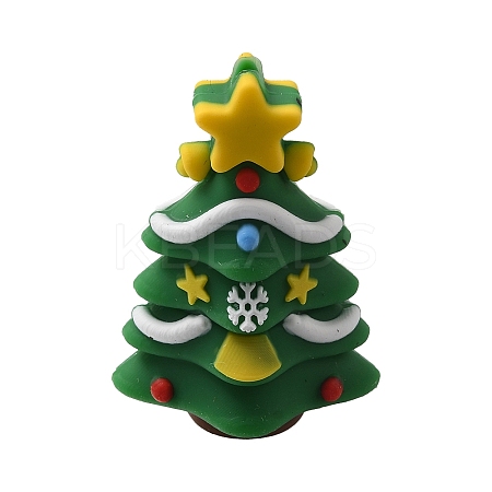 Christmas Theme Silicone Focal Beads SIL-L007-01D-1