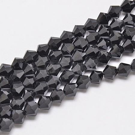 Opaque Solid Color Imitation Jade Glass Beads Strands EGLA-A039-P4mm-D17-1
