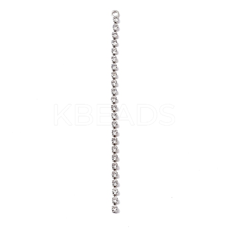Brass Crystal Rhinestone Cup Chain Big Pendants KK-A167-03P-1