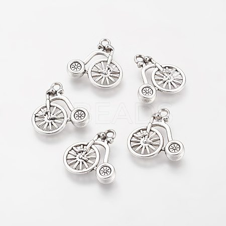 Tibetan Style Alloy Pendants TIBEP-0734-S-FF-1