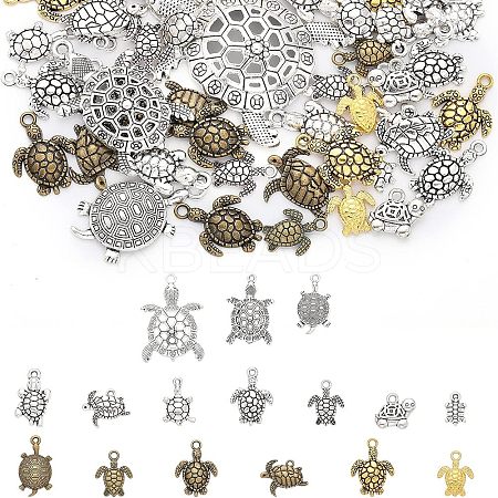 16 Style Tibetan Style Alloy Pendants FIND-CA0006-35-1