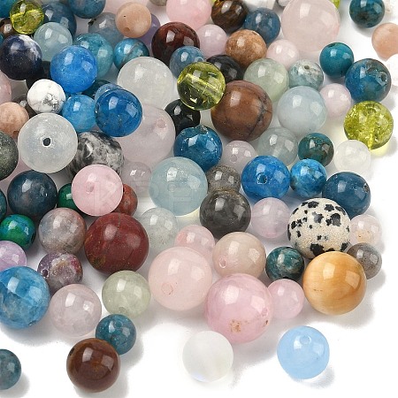 Natural & Synthetic Mixed Gemstone Beads G-XCP0001-52-1