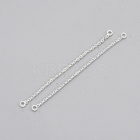 Brass Chain Links connectors KK-T044-03B-S-1