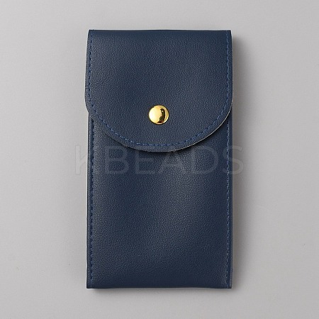 Rectangle Imitation Leather Single Watch Storage Bag ABAG-WH0044-45E-1