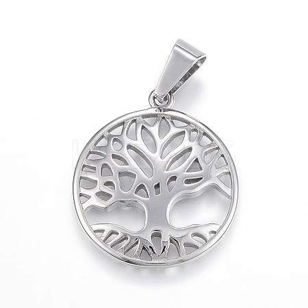 Non-Tarnish 304 Stainless Steel Pendants X-STAS-G126-16P-1