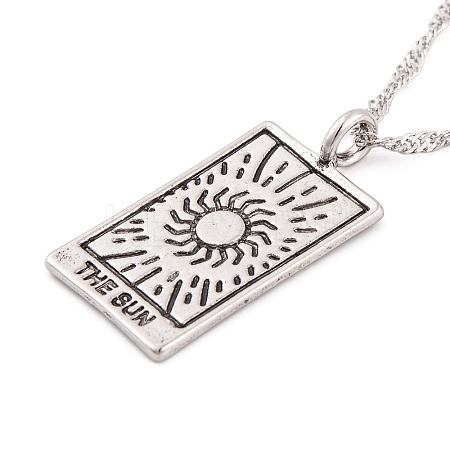 Alloy Pendant Necklaces NJEW-I241-02ASP-02-1