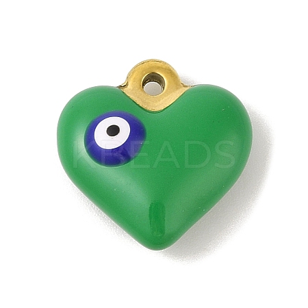 304 Stainless Steel Enamel Pendants LS-STAS-M071-02H-1