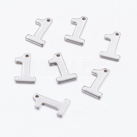 Tarnish Resistant 201 Stainless Steel Pendants LS-STAS-F128-01P-1-1-1