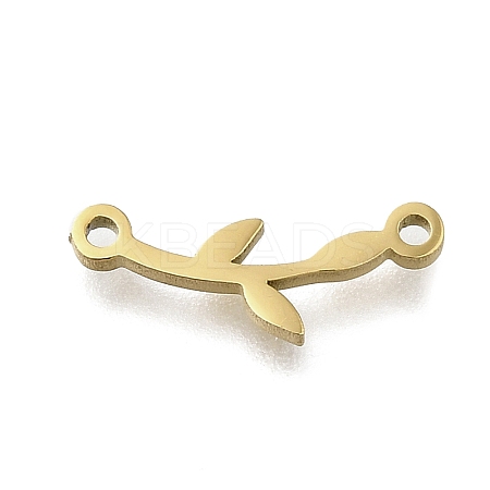 304 Stainless Steel Connectors Charms STAS-U041-06G-1