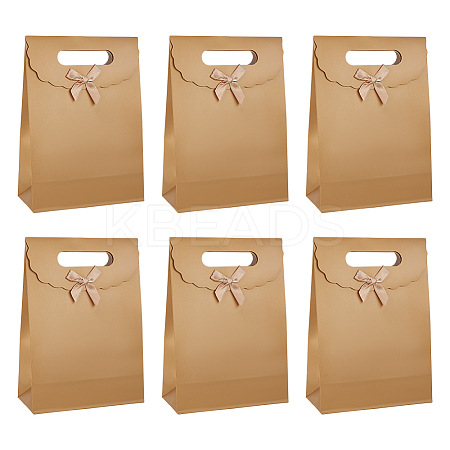Rectangle Paper Gift Bags CARB-WH0017-14B-02-1