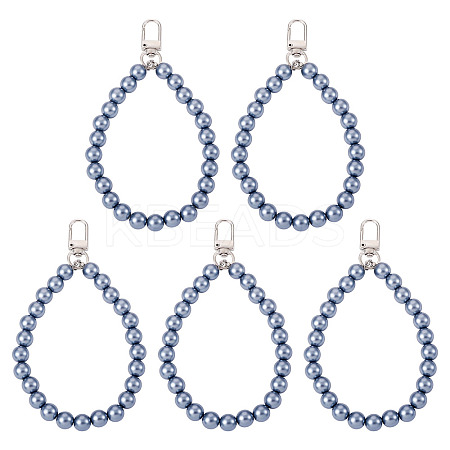 Plastic Beads Pendant Decorations HJEW-TAC0064-04-1