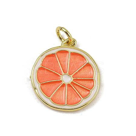 Brass Enamel Pendants LS-KK-H072-14G-02-1