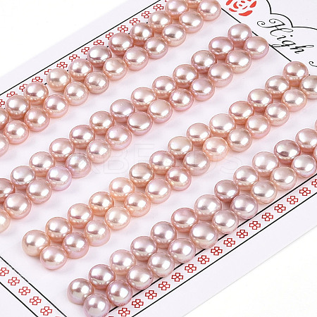 Grade 3A Natural Cultured Freshwater Pearl Beads PEAR-N018-3A-6065C-1
