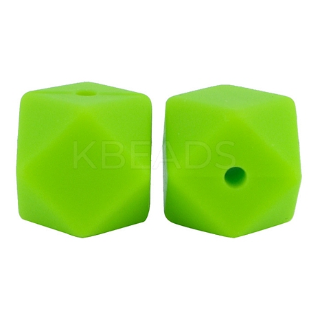 Octagon Food Grade Silicone Beads PW-WG43860-17-1