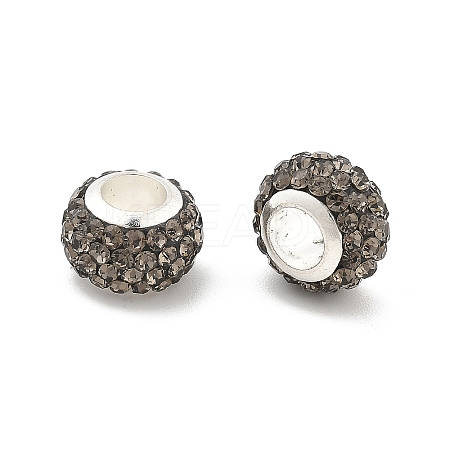 Rondelle Polymer Clay European Beads FIND-U001-01E-1