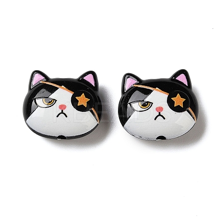 Baking Paint Alloy Beads FIND-H059-02A-1