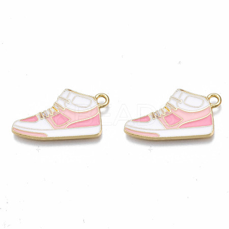 Alloy Enamel Shoes Pendants PALLOY-N170-023C-NR-1