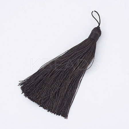 Nylon Tassel Big Pendants AJEW-P044-04-1