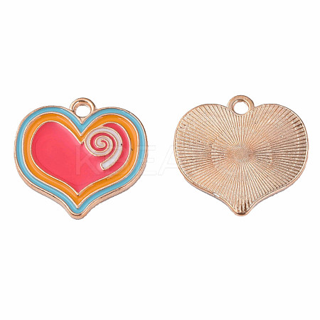 Alloy Enamel Pendants PALLOY-N160-87-1