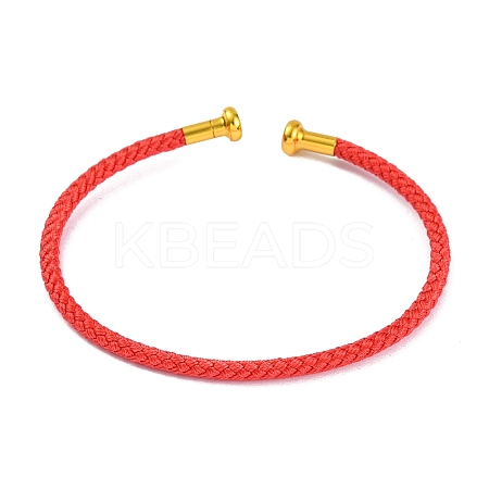 Braided Carbon Steel Wire Bracelet Making MAK-A017-B35-1