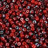 Opaque Picasso Glass Beads SEED-Q039-05A-A06-3