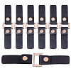 6Pcs PU Leather & Alloy Side Clip Detachable Purse Suspension Clasps for Bag Strap Making FIND-CA0010-42-1