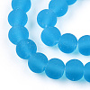 Transparent Glass Beads Strands GLAA-T032-T6mm-MD06-2