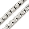 201 Stainless Steel Chain Necklaces LS-NJEW-P295-02P-1-2