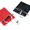 6Pcs 6 Colors Imitation Leather Jewelry Storage Zipper Bags ABAG-TA0001-72A-3