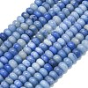 Natural Blue Aventurine Beads Strands G-P575-A02-8x5mm-03-2