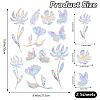 PVC Waterproof Shopwindow Decorative Sticker DIY-WH20007-17K-2