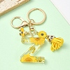 Resin & Alloy Enamel Keychain KEYC-YW00134-26-1