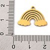 201 Stainless Steel Pendants STAS-U016-05G-3