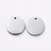 Non-Tarnish 304 Stainless Steel Stamping Blank Tag Charms LS-STAS-G215-11P-1