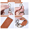 6Pcs 6 Colors Alloy Keychain HJEW-GL0001-18-4