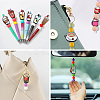 20Pcs 20 Styles Food Grade Silicone Focal Beads SIL-CJ0001-48-7