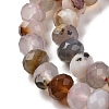 Natural Cherry Blossom Agate Beads Strands G-K380-A42-03-4