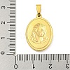 Ion Plating(IP) 304 Stainless Steel Pendants STAS-B071-02A-28G-3