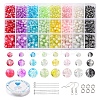 DIY Sparkling Beads Earring Bracelet Making Kit DIY-YW0005-94-1