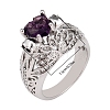 Alloy Rhinestone Wide Band Rings PW-WG04AF0-27-1