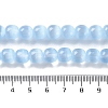 Natural Selenite Beads Strands G-B103-A01-07-4